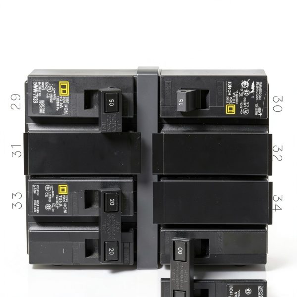 LRWZOV Circuit Breaker Blank Filler Plate 1-Inch Safety-5