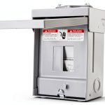 Siemens Breaker Enclosure 60 Amp 4 Circuits Gray Plastic-0