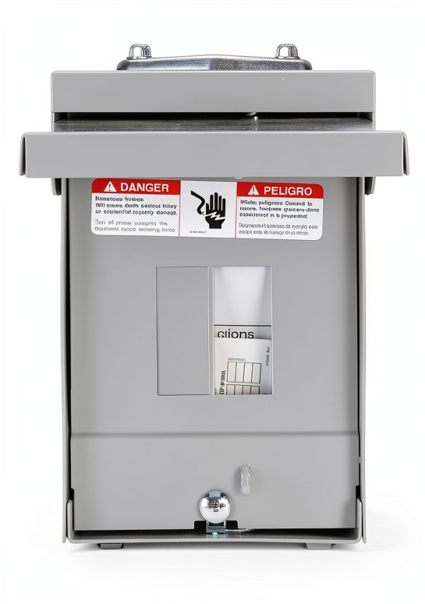 Siemens Breaker Enclosure 60 Amp 4 Circuits Gray Plastic-1