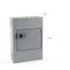 Square D Circuit Breaker Panel Aluminum 16 Circuits Indoor-1