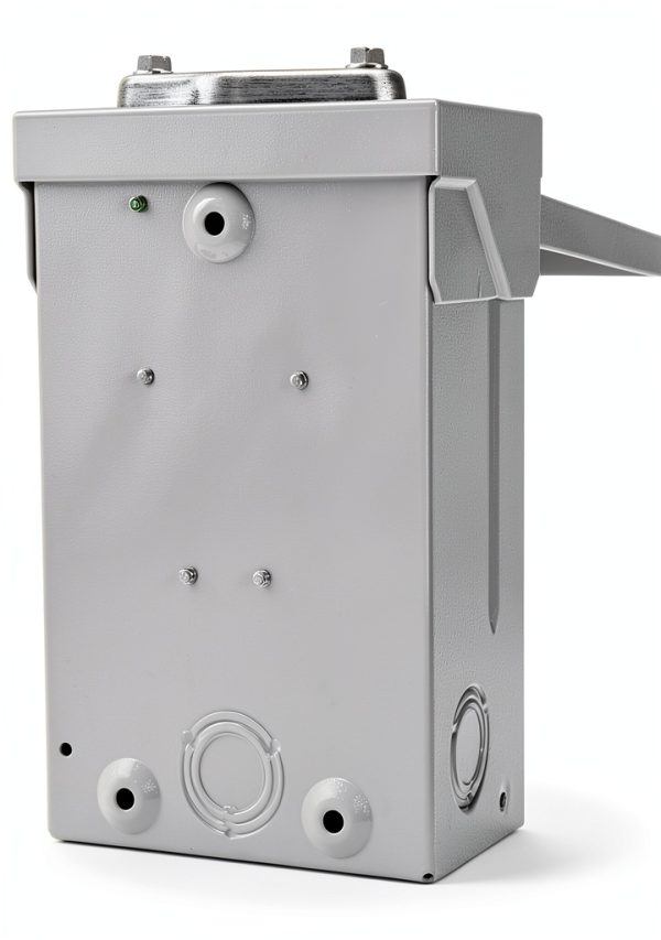 Siemens Breaker Enclosure 60 Amp 4 Circuits Gray Plastic-3