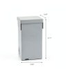 Square D Homeline 50 Amp Spa Panel Outdoor GFCI Protection-1