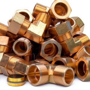 LTWFITTING 7/8-Inch OD x 3/4-Inch Male NPT 90 Degree Compression Elbow,Brass Compression Fitting(Pack of 5)-0