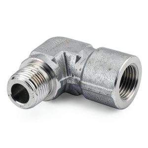SWAGELOK SS-4-SE (Price/Each), 1/4 INCH Female NPT, 1/4 INCH Male NPT, 316 Stainless Steel, Pipe Fitting, Street Elbow, W/O Flow RESTRICTOR-0