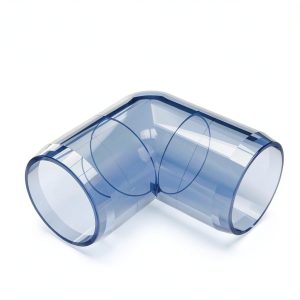 FORMUFIT F00190E-UV 90° Elbow PVC Fitting – 1" Furniture Grade Clear-0